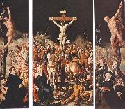 HEEMSKERCK, Maerten van Crucifixion (Triptych) f China oil painting reproduction